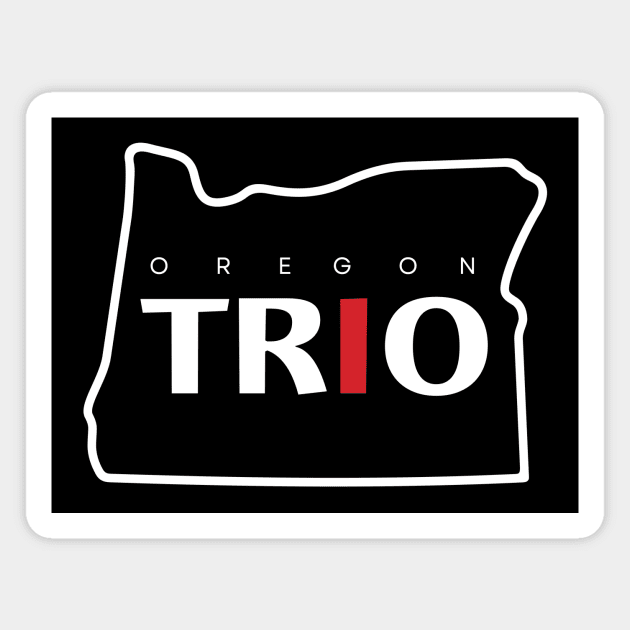 OTA Logo White Magnet by Oregon TRIO Association